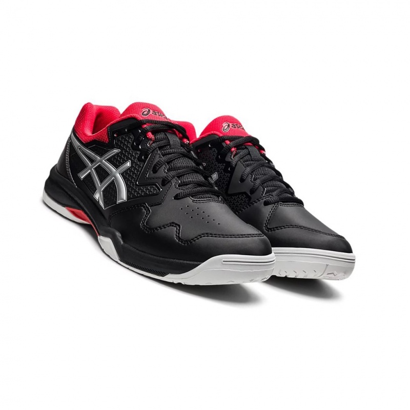 Chaussure Tennis Asics GEL-DEDICATE 7 Homme Noir Argent | IXJT14387