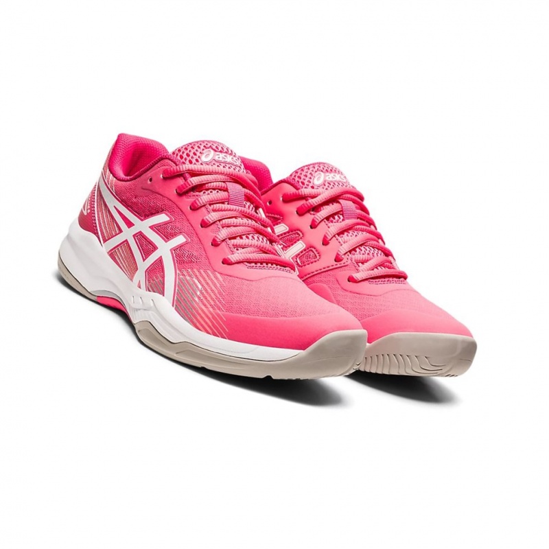 Chaussure Tennis Asics GEL-GAME 8 Femme Rose Blanche | GHPS78302