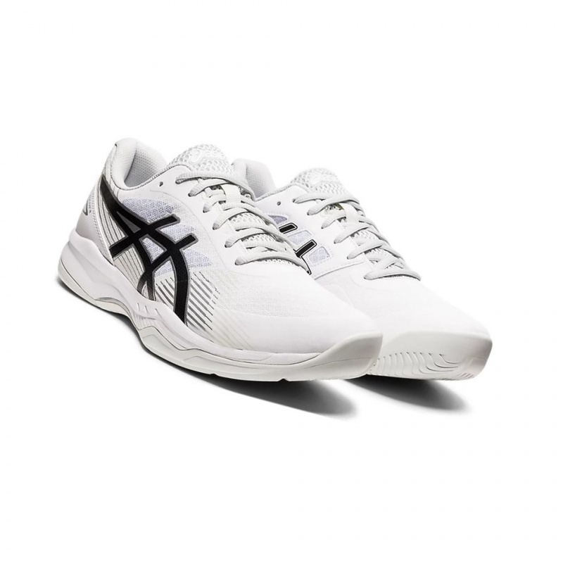 Chaussure Tennis Asics GEL-GAME 8 Homme Blanche Noir | MHQD07865