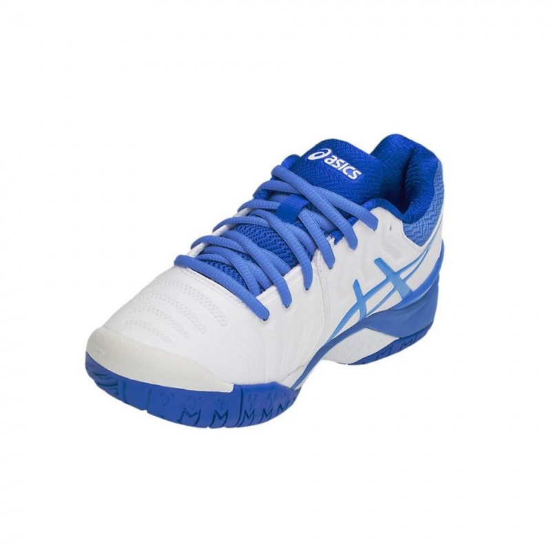 Chaussure Tennis Asics GEL-RESOLUTION 7 Femme Blanche | QSMJ71305