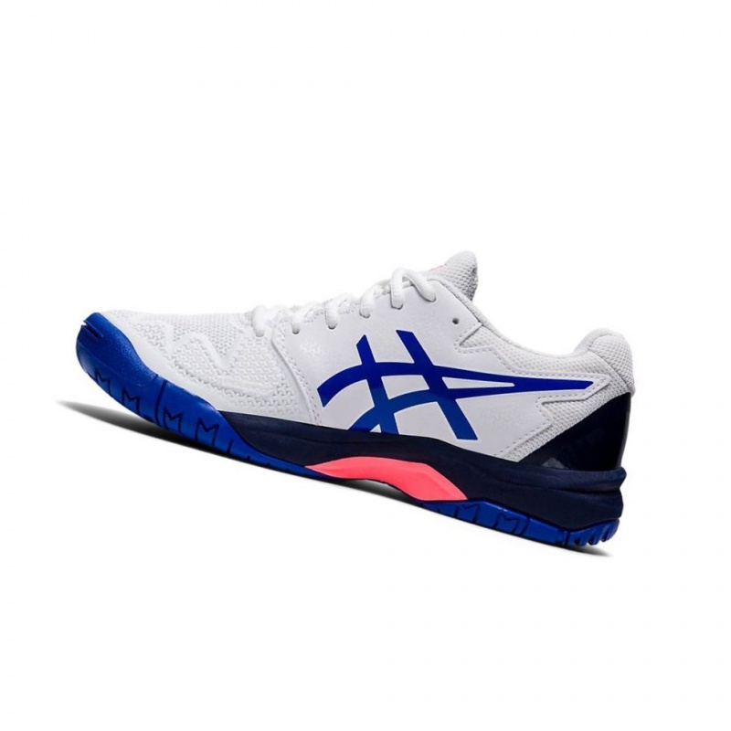 Chaussure Tennis Asics GEL-RESOLUTION 8 Clay GS Enfant Blanche | DHSY27140