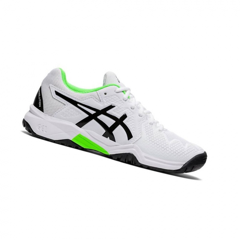 Chaussure Tennis Asics GEL-RESOLUTION 8 Clay GS Enfant Blanche | CQWU40687