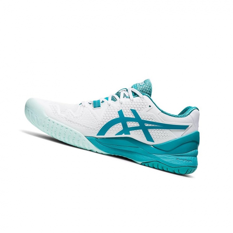 Chaussure Tennis Asics GEL-RESOLUTION 8 (D) Femme Blanche | DWKY58617