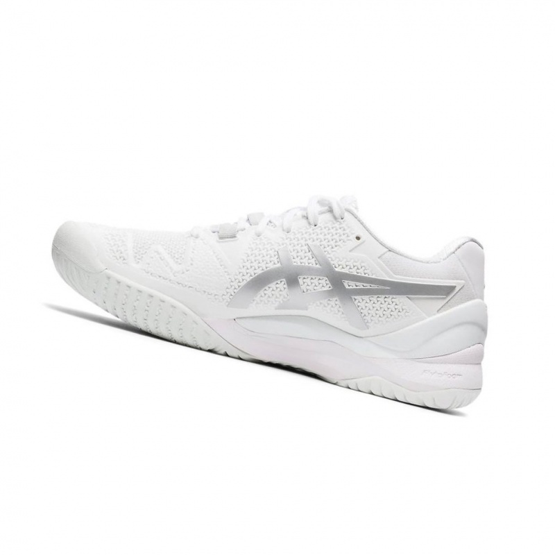 Chaussure Tennis Asics GEL-Resolution 8 Femme Blanche | ZACW62853