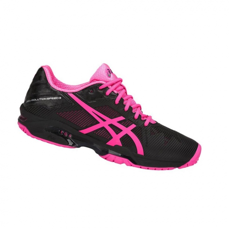 Chaussure Tennis Asics GEL-SOLUTION SPEED 3 Femme Noir | EWBL36802