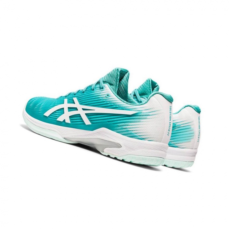 Chaussure Tennis Asics SOLUTION SPEED FF Femme Vert Clair | SJMR93850