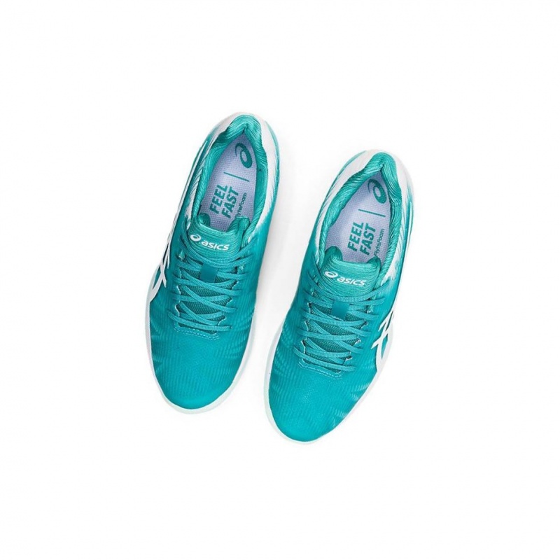 Chaussure Tennis Asics SOLUTION SPEED FF Femme Vert Clair | SJMR93850