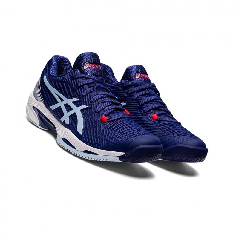 Chaussure Tennis Asics SOLUTION SPEED FF 2 Femme Bleu | LUWN82794