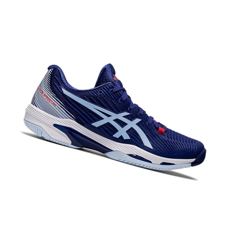 Chaussure Tennis Asics SOLUTION SPEED FF 2 Femme Bleu | LUWN82794