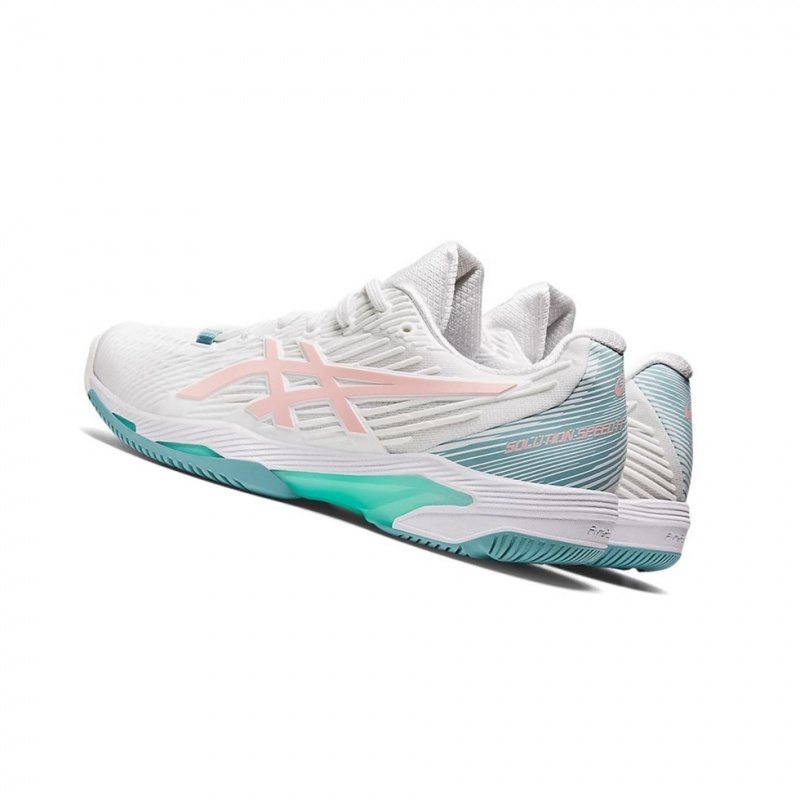 Chaussure Tennis Asics SOLUTION SPEED FF 2 Femme Blanche Rose | HWYA63451