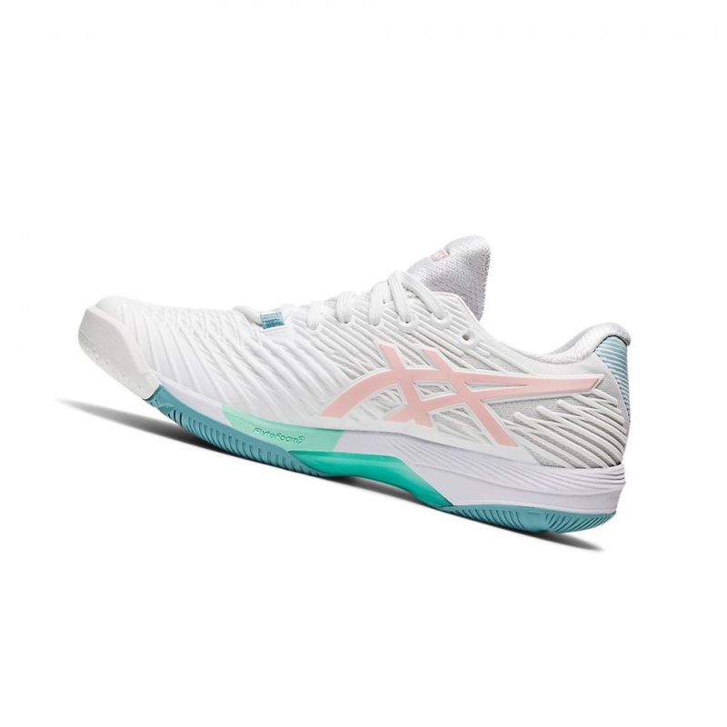 Chaussure Tennis Asics SOLUTION SPEED FF 2 Femme Blanche Rose | HWYA63451