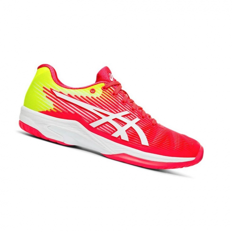 Chaussure Tennis Asics SOLUTION SPEED FF Femme Rouge | PHUT64752