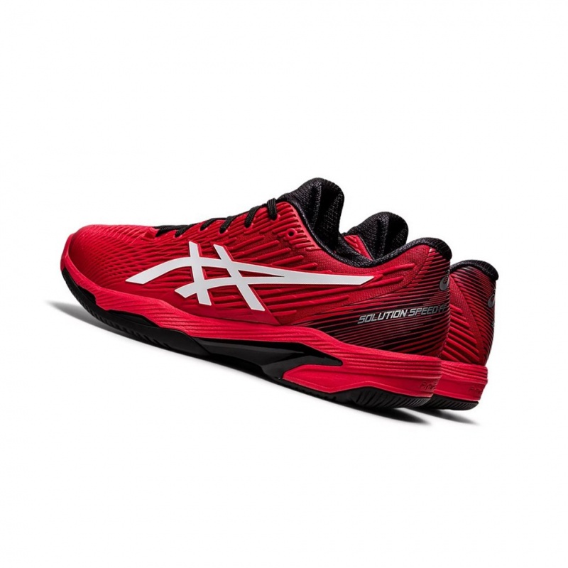 Chaussure Tennis Asics SOLUTION SPEED FF 2 Homme Rouge Blanche | QLPV41867