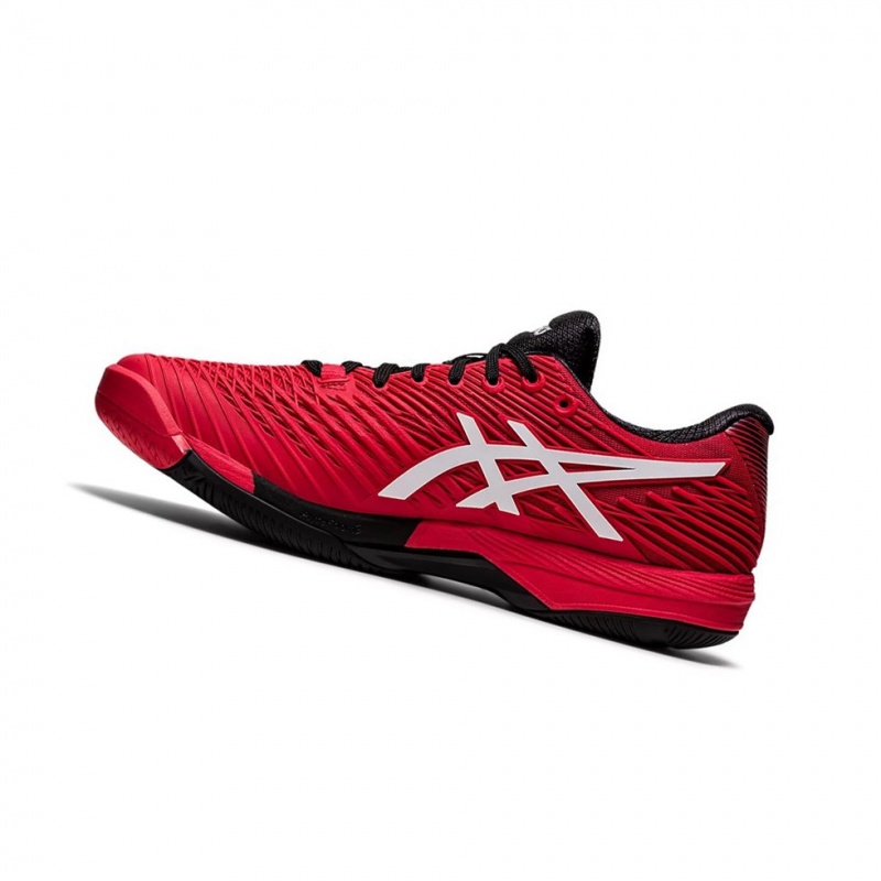 Chaussure Tennis Asics SOLUTION SPEED FF 2 Homme Rouge Blanche | QLPV41867