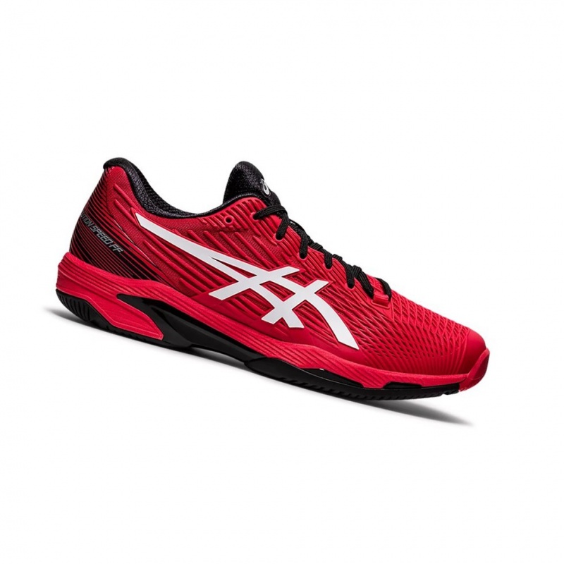 Chaussure Tennis Asics SOLUTION SPEED FF 2 Homme Rouge Blanche | QLPV41867