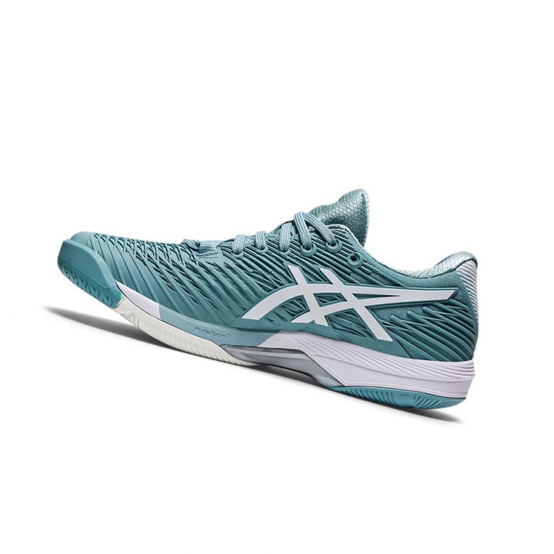 Chaussure Tennis Asics SOLUTION SPEED FF 2 Femme Bleu Blanche | PORJ13640