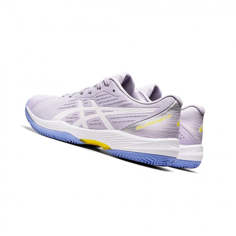 Chaussure Tennis Asics SOLUTION SWIFT FF CLAY Femme Blanche | HLZD69307