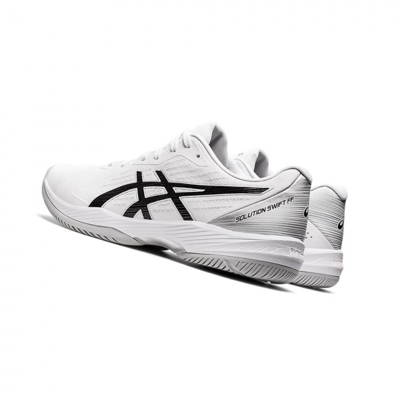 Chaussure Tennis Asics SOLUTION SWIFT FF CLAY Homme Blanche Noir | BFSE01657