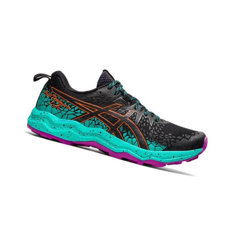 Chaussure Trail Running Asics FUJITRABUCO Femme Noir | UVJZ84139