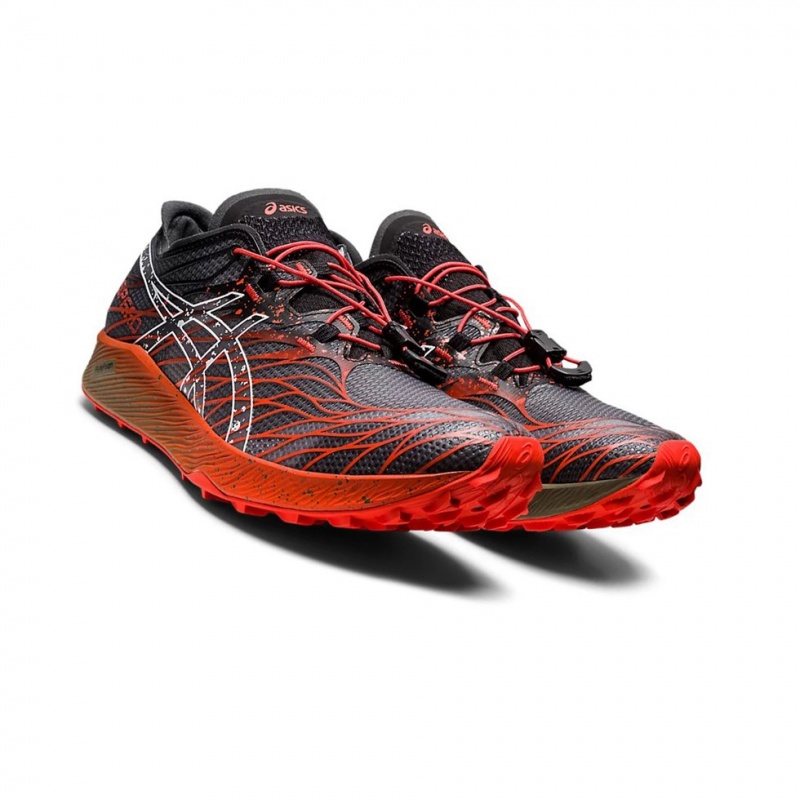 Chaussure Trail Running Asics Fuji Speed Homme Noir | TALJ21947