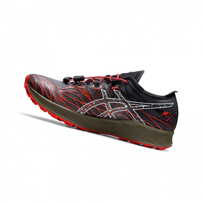 Chaussure Trail Running Asics Fuji Speed Homme Noir | TALJ21947