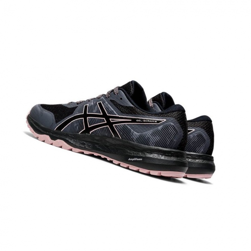 Chaussure Trail Running Asics GEL-SCRAM 6 Femme Noir | TDNZ26937