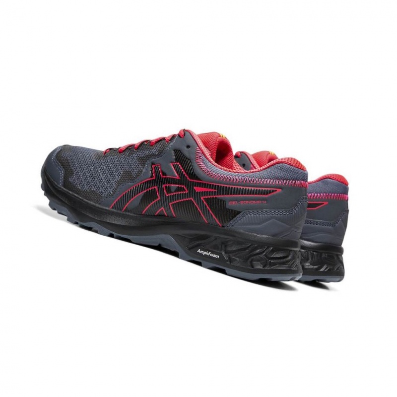 Chaussure Trail Running Asics GEL-SONOMA 4 Femme Grise | CJKY84593