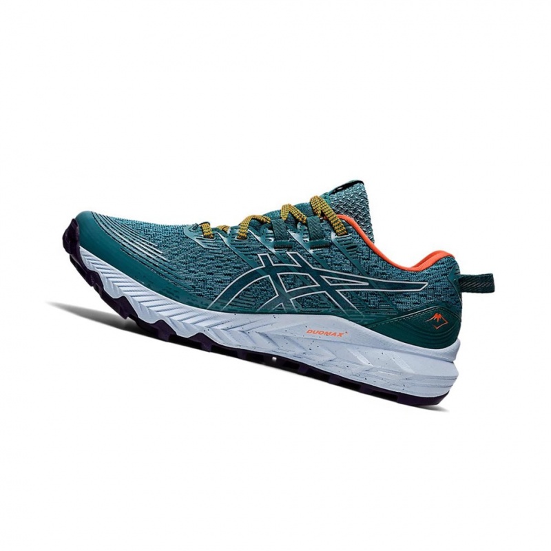 Chaussure Trail Running Asics GEL-Trabuco 10 Femme Misty Pine / Soft Sky | NYKM83710