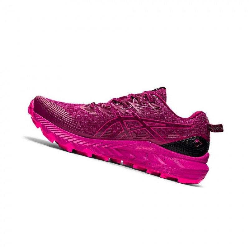 Chaussure Trail Running Asics GEL-Trabuco 10 Femme Fushia Rouge | GVWZ21790