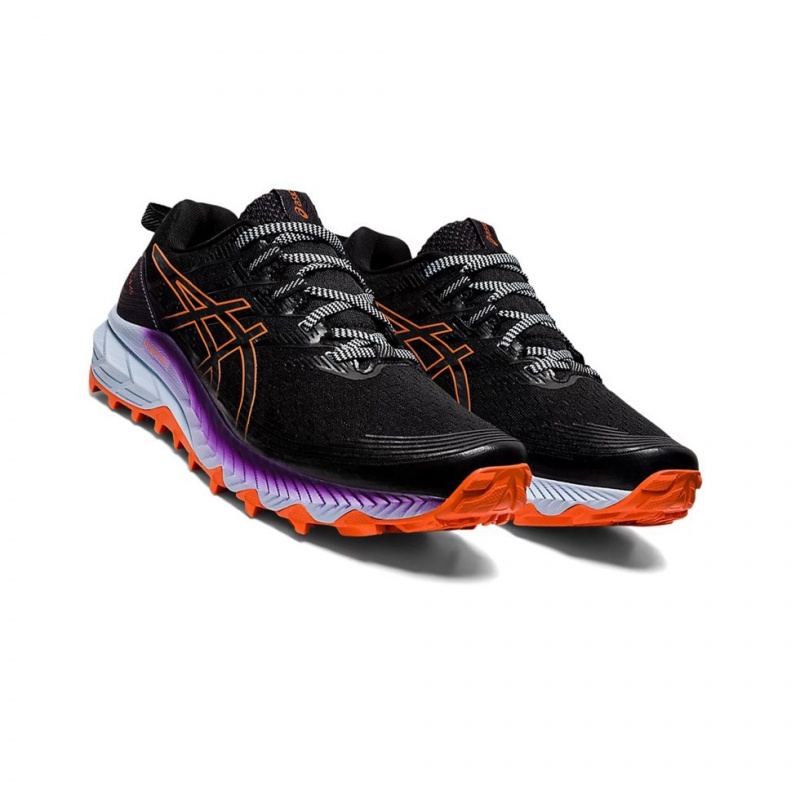 Chaussure Trail Running Asics GEL-Trabuco 10 Femme Noir Orange | KRVB50892