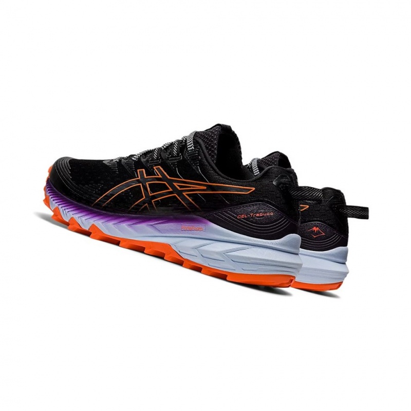 Chaussure Trail Running Asics GEL-Trabuco 10 Femme Noir Orange | KRVB50892