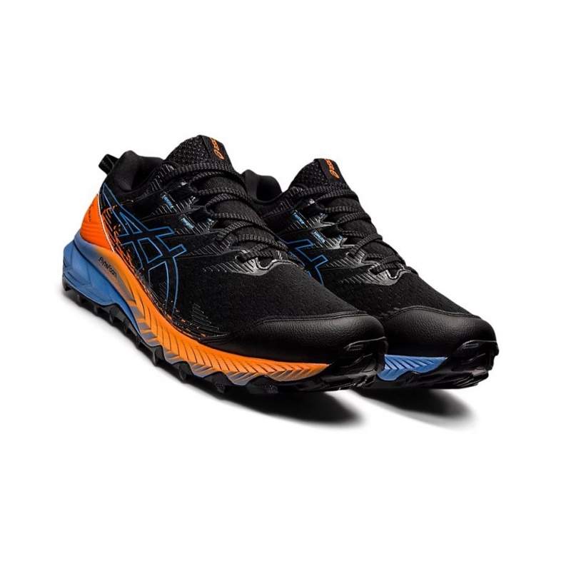 Chaussure Trail Running Asics GEL-Trabuco 10 GTX Homme Noir Bleu | RCJV32075