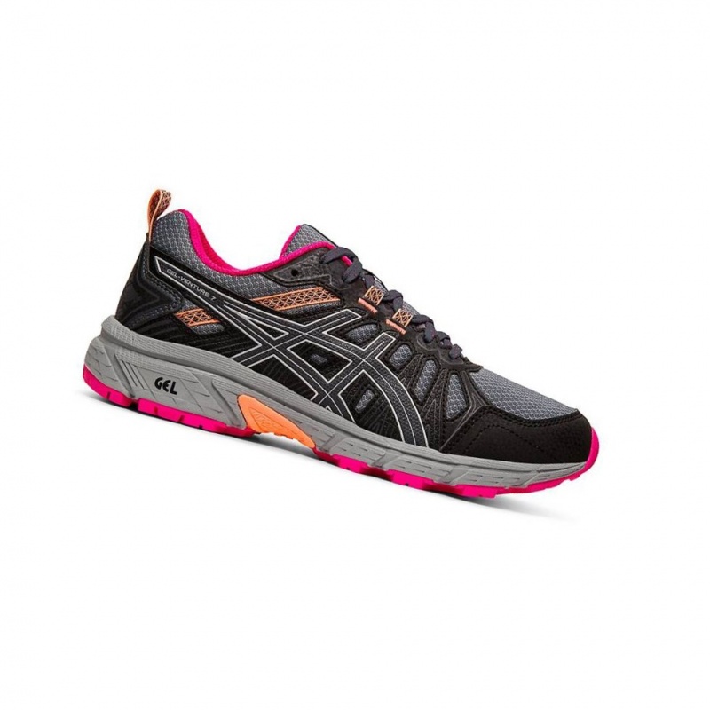 Chaussure Trail Running Asics GEL-VENTURE 7 Trail Femme Noir | CDKT90762