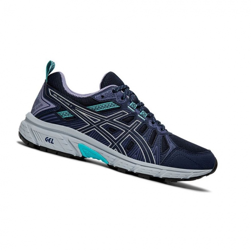 Chaussure Trail Running Asics GEL-VENTURE 7 Trail Femme Bleu | OTIX27459