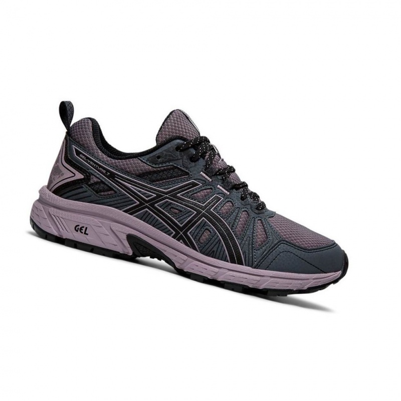 Chaussure Trail Running Asics GEL-VENTURE 7 Trail Femme Grise | XYCW68059