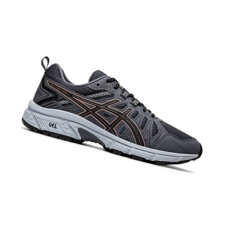 Chaussure Trail Running Asics GEL-VENTURE 7 Femme Noir | WHYE64183