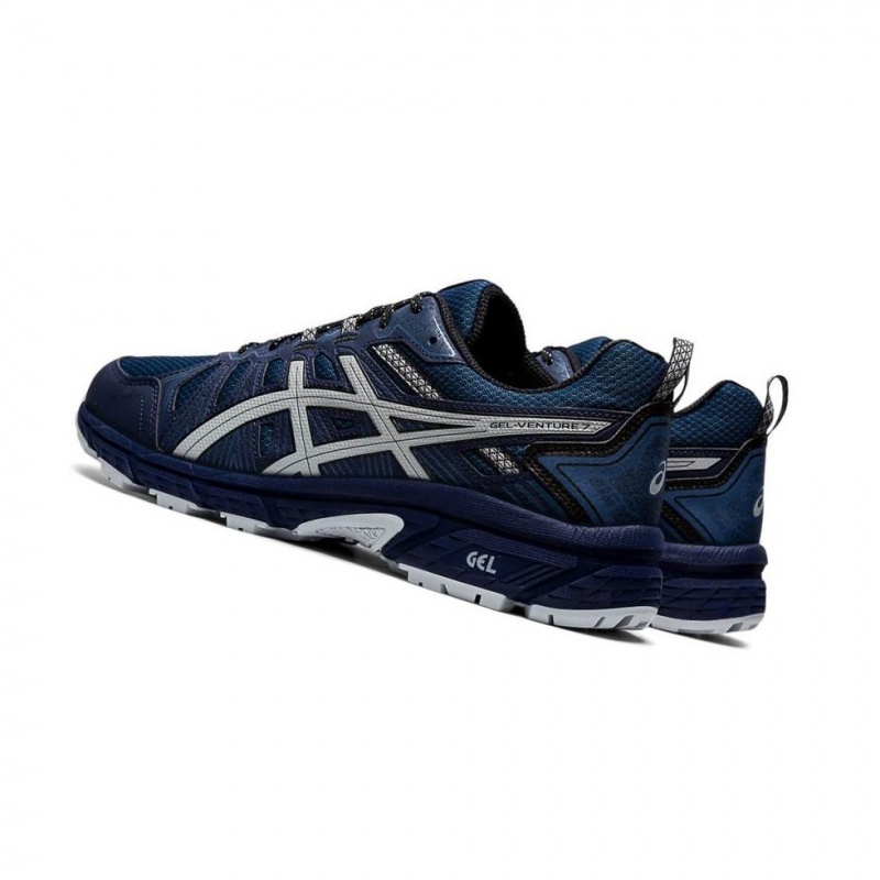 Chaussure Trail Running Asics GEL-VENTURE 7 Trail Homme Bleu Marine | OHFT69520