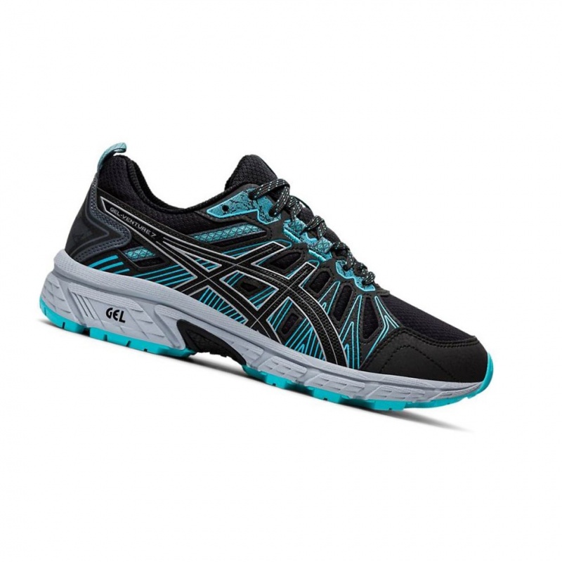 Chaussure Trail Running Asics GEL-VENTURE 7 Femme Noir | LYZW30941