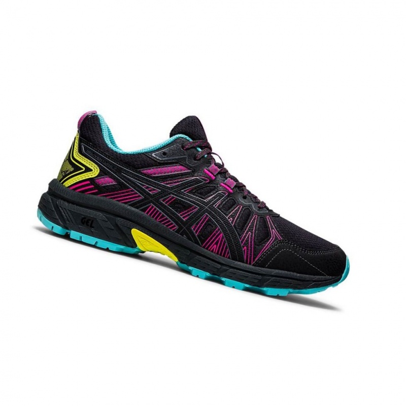 Chaussure Trail Running Asics GEL-VENTURE 7 Femme Noir | MWDX29341