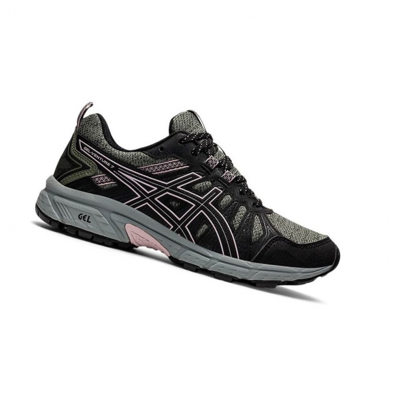 Chaussure Trail Running Asics GEL-VENTURE 7 MX Femme Grise Foncé | IMGB48932