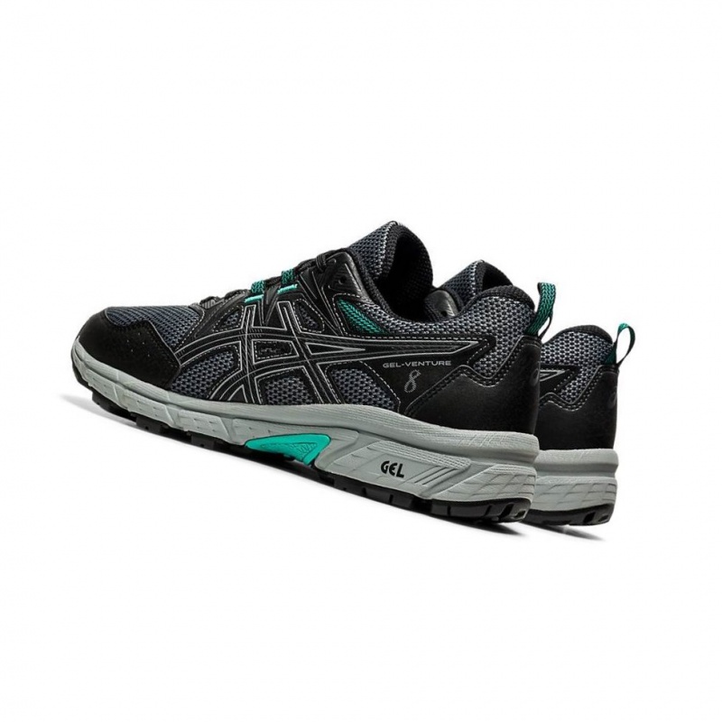 Chaussure Trail Running Asics GEL-VENTURE 8 Larges Femme Noir | MXQH17438