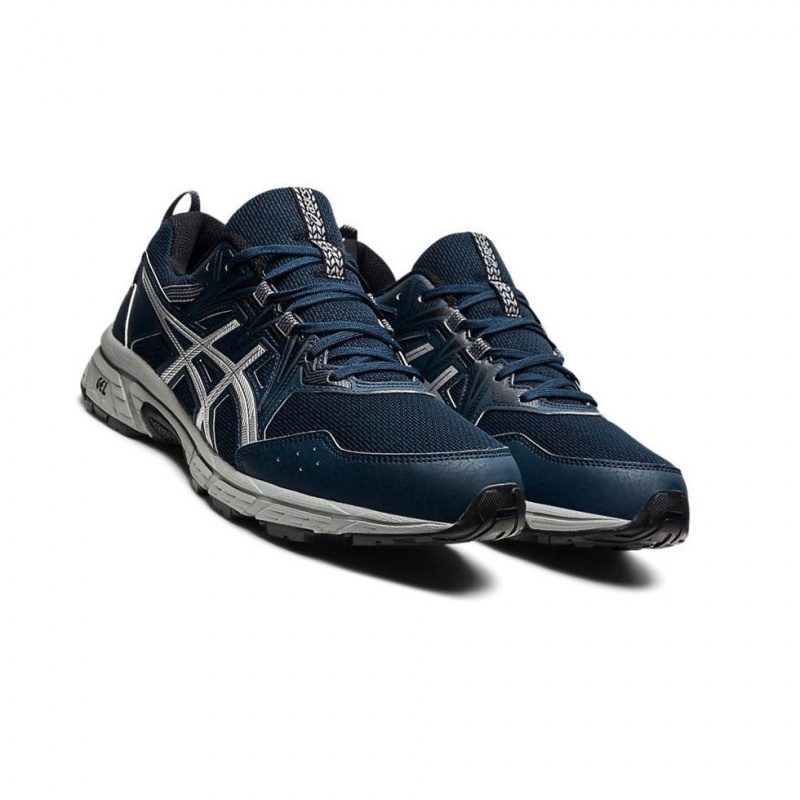 Chaussure Trail Running Asics GEL-VENTURE 8 Homme Bleu Marine | QSEF39245