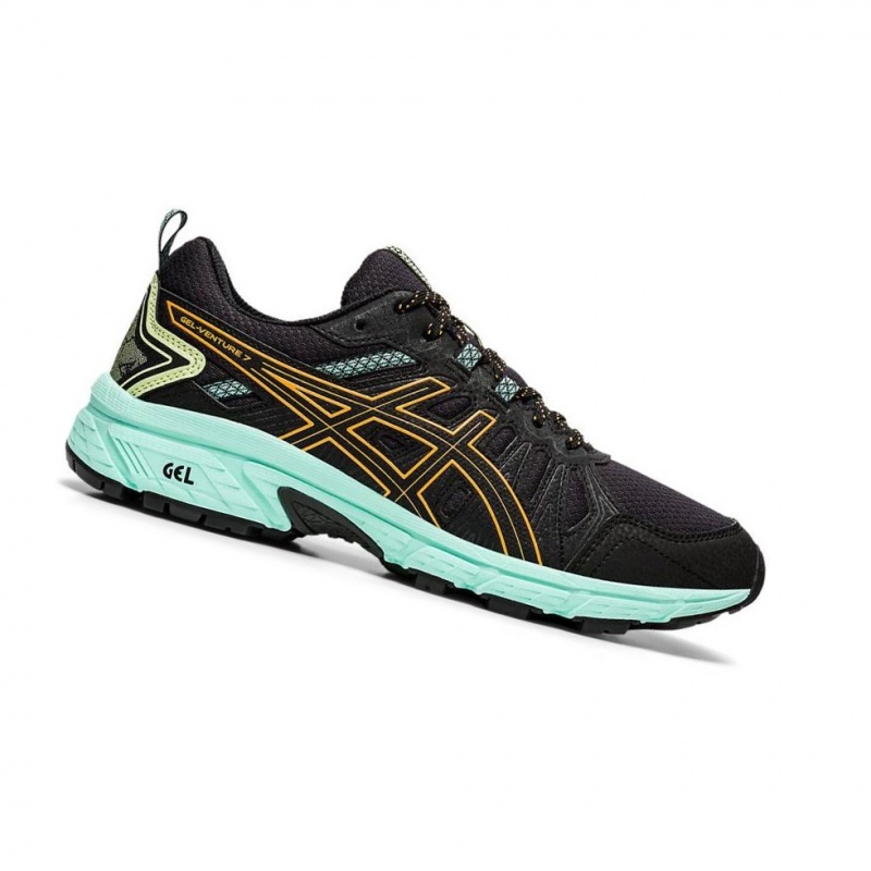 Chaussure Trail Running Asics GEL-VENTURE 7 Trail Femme Noir | JEKX53729