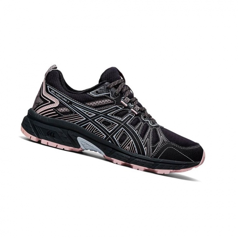 Chaussure Trail Running Asics GEL-VENTURE 7 Femme Noir | JVRT15724