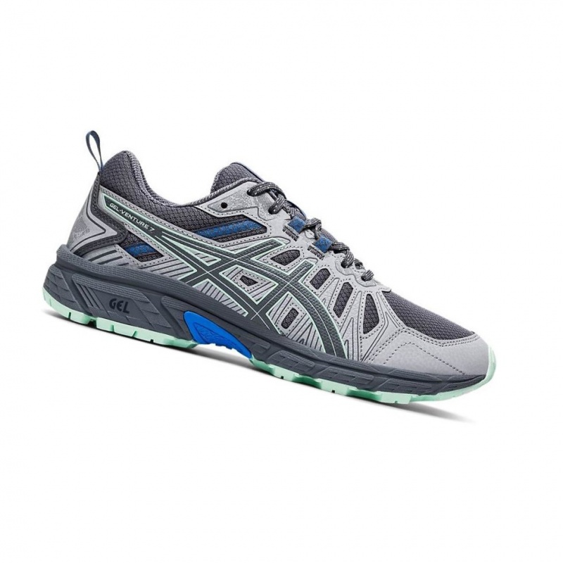 Chaussure Trail Running Asics GEL-VENTURE 7 Trail Femme Grise | MUZC69271