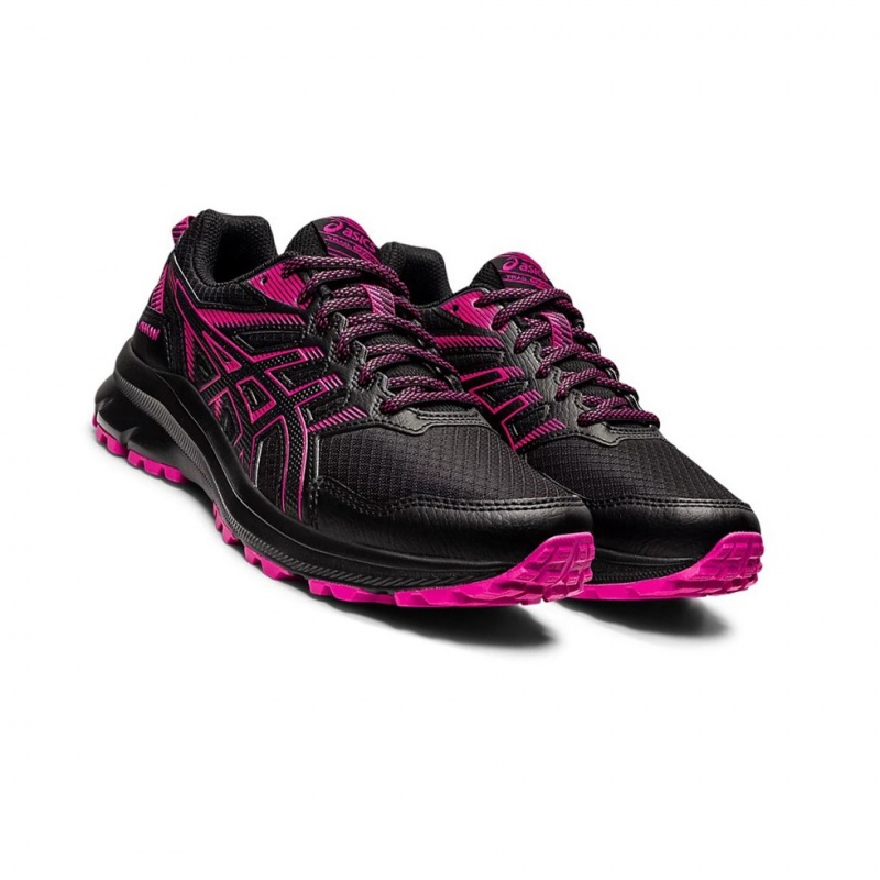 Chaussure Trail Running Asics TRAIL SCOUT 2 Femme Noir Fushia Rouge | LFYO15267