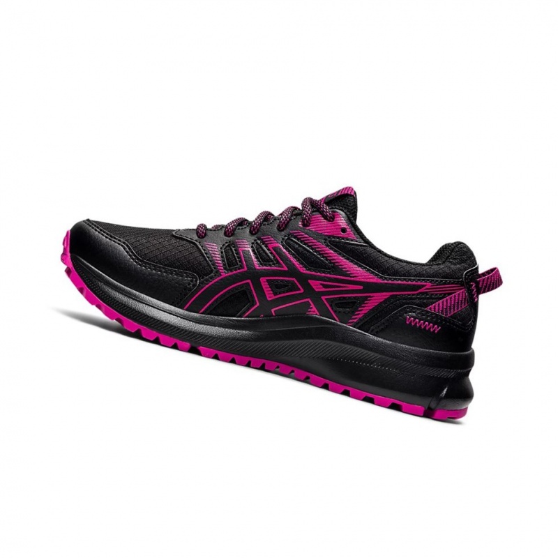 Chaussure Trail Running Asics TRAIL SCOUT 2 Femme Noir Fushia Rouge | LFYO15267