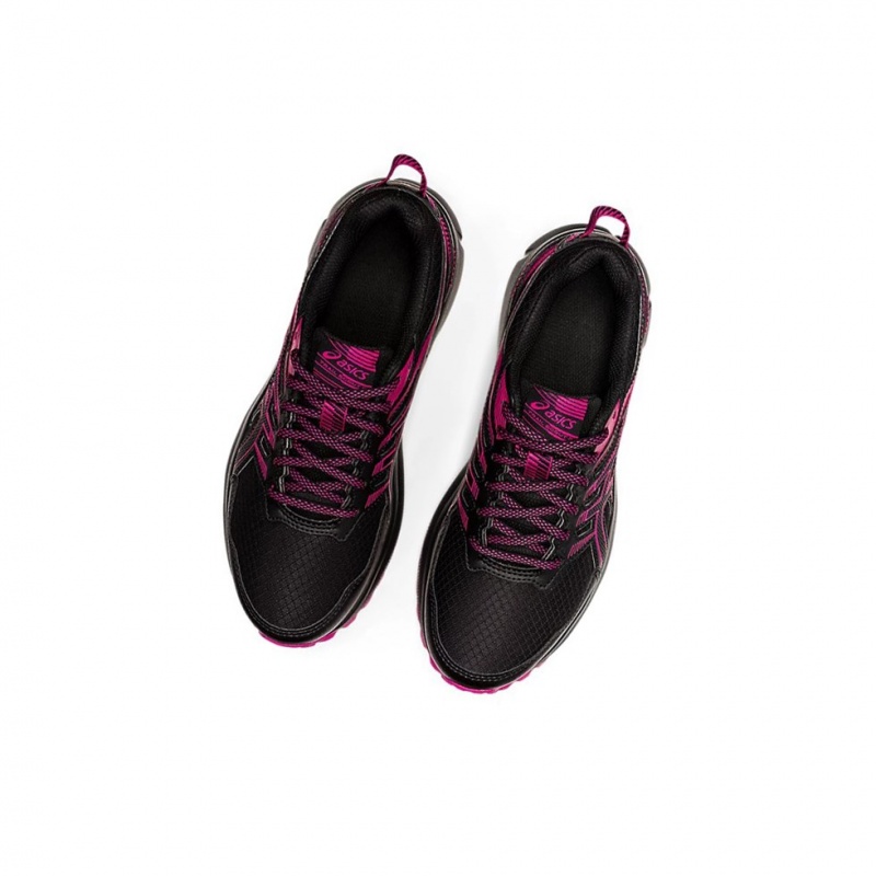 Chaussure Trail Running Asics TRAIL SCOUT 2 Femme Noir Fushia Rouge | LFYO15267