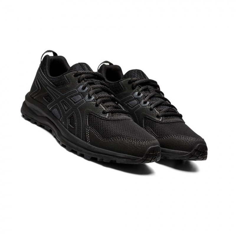 Chaussure Trail Running Asics versatile TRAIL SCOUT Larges Femme Noir | FXTD37018