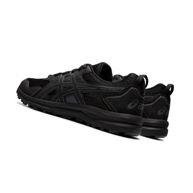 Chaussure Trail Running Asics versatile TRAIL SCOUT Larges Femme Noir | FXTD37018